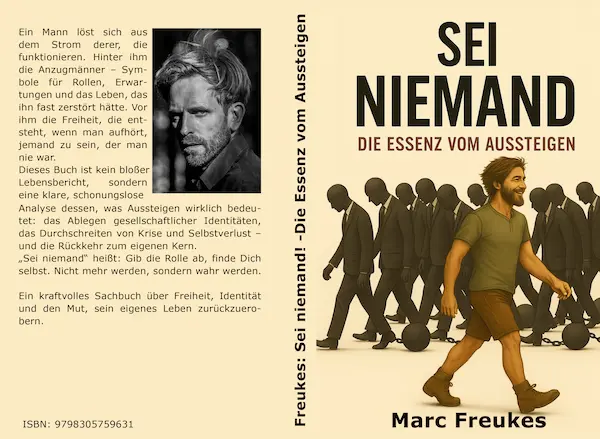 Buchcover von 'Sei niemand!' von Marc Freukes